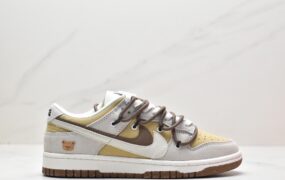 耐克 Nike SB Dunk Low 白棕 小熊 扣篮系列 低帮 休闲运动滑板板鞋 DO9457-100