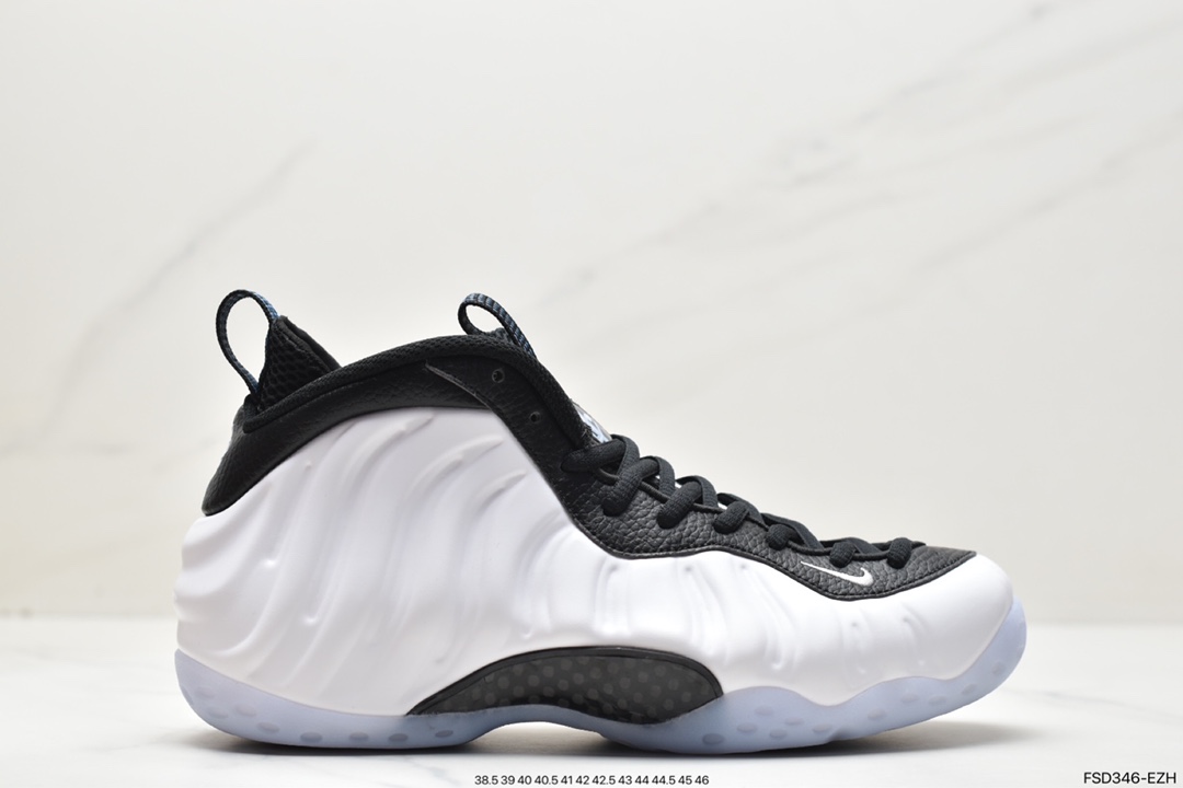 耐克 Nike Air Foamposite One “White and Black”白喷 复古潮流 喷泡篮球鞋  DV0815-100