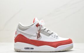 乔丹 AJ3 Air jordan 3 Retro “Tinker” 减震 低帮 复古篮球鞋 白红换钩 CJ0939-100