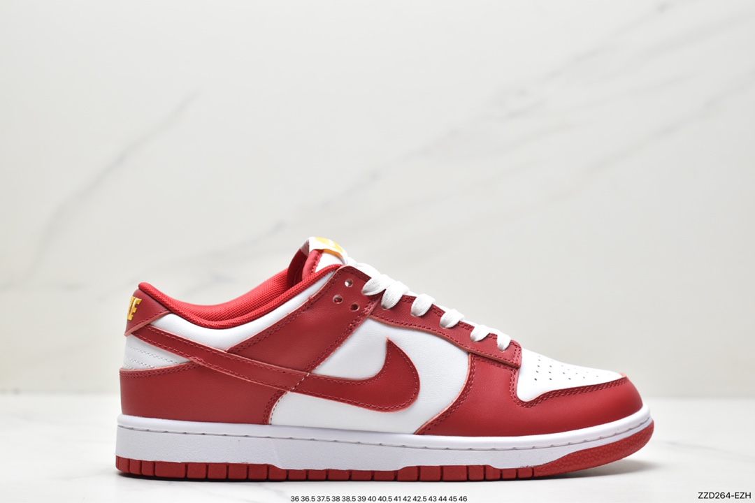 耐克 Nike Dunk Low Retro“Gym Red” 潮流复古 防滑轻便 低帮休闲板鞋 DD1391-602