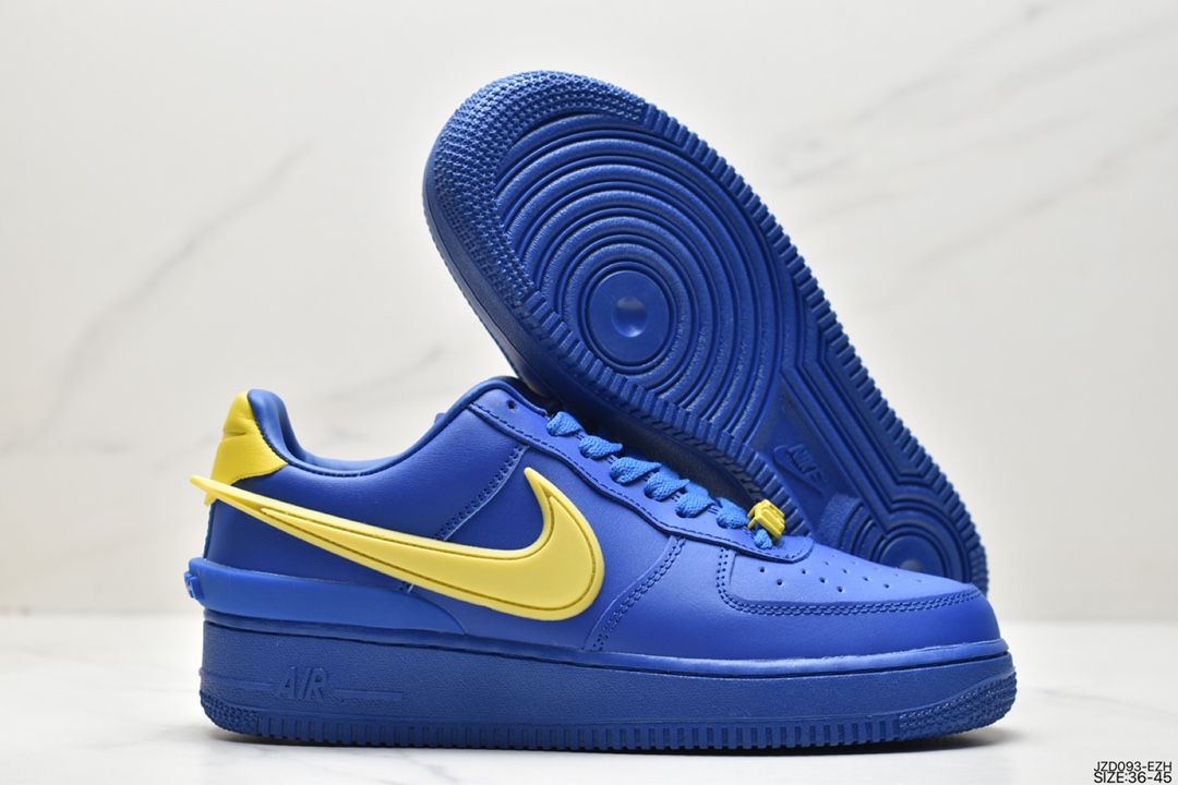 耐克, 空军一号, 板鞋, Nike Air Force 1 Low, Nike Air Force 1, Nike Air, DV3464-001, AMBUSH x Nike Air Force 1 Low"Blue/Yellow", AMBUSH, Air Force 1 Low, Air Force 1 - 耐克 AMBUSH x Nike Air Force 1 Low"Blue/Yellow" 空军一号 低帮百搭 休闲运动板鞋 DV3464-001