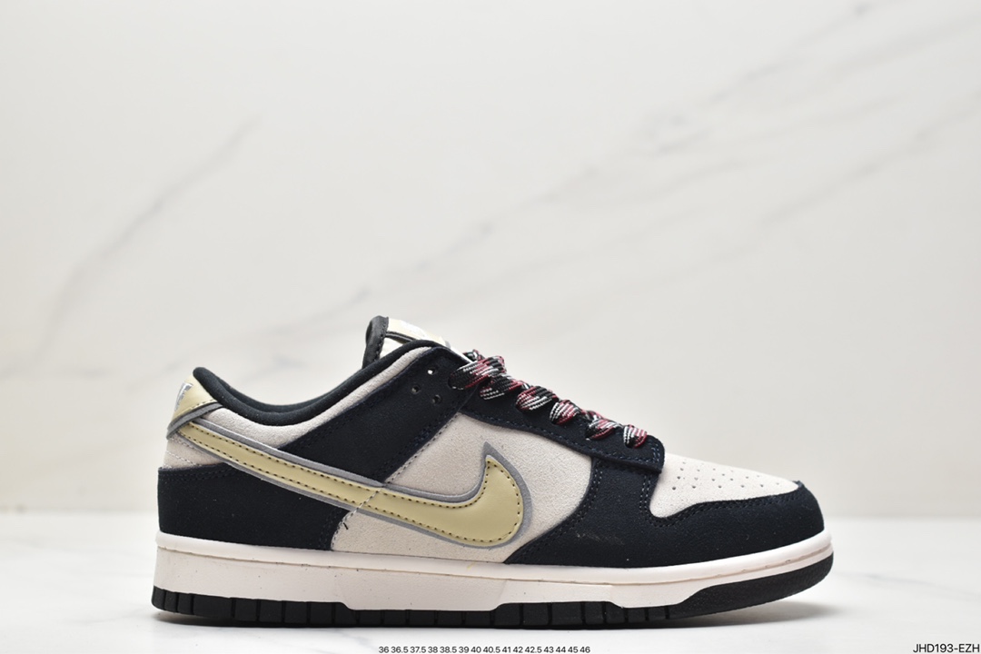 耐克 Nike SB Dunk Low Suede”Black/Bone” 扣篮系列 低帮 休闲运动滑板板鞋 DV3054-001