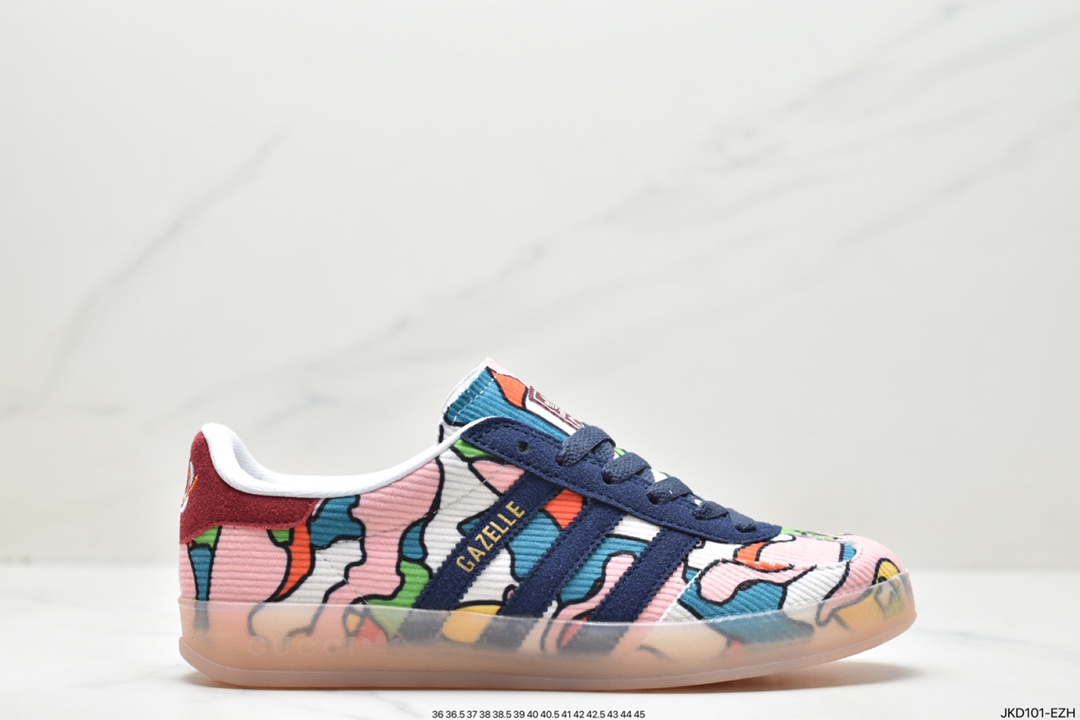 Adidas originals x Gucci Gazelle 联名经典休闲板鞋 707847 UTTIO 9060