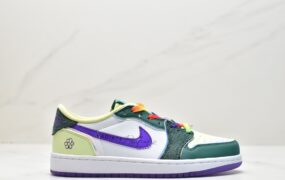 乔丹 Air Jordan 1 Low OG “Doernbecher” 慈善 防滑耐磨 低帮 复古篮球鞋 FD9665-351