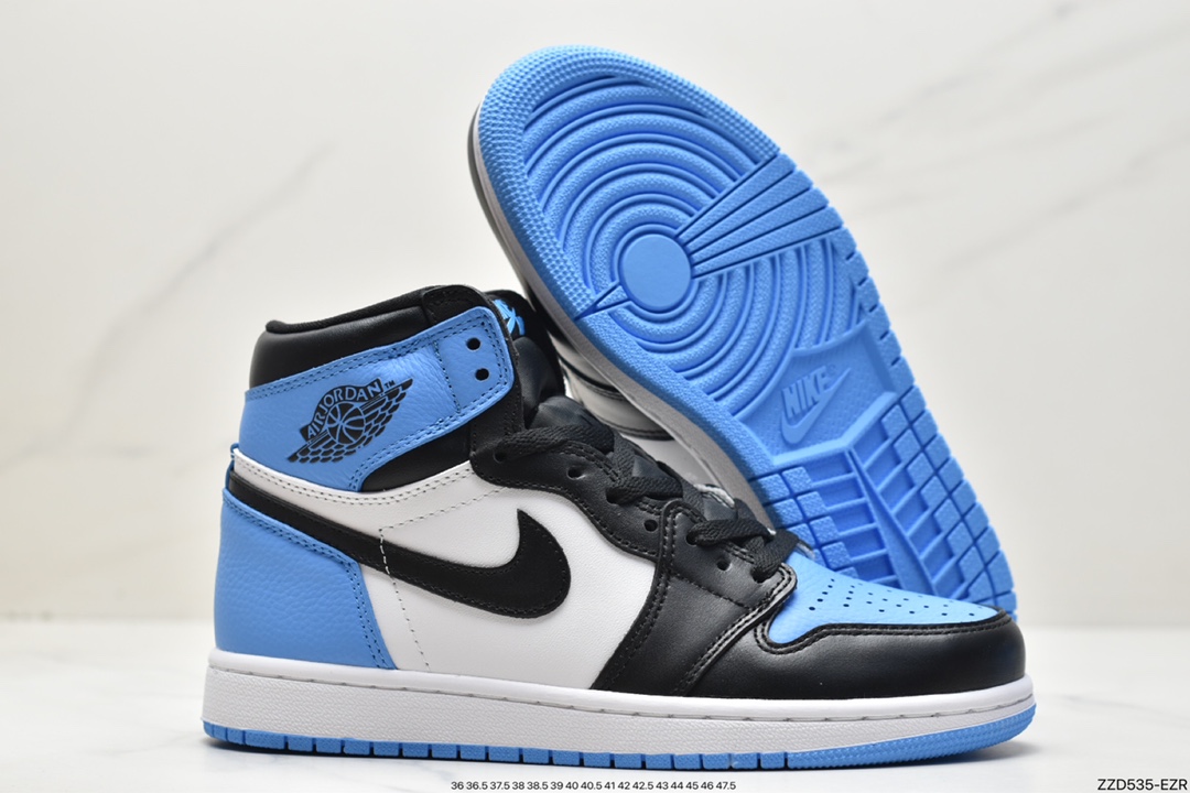 高帮篮球鞋, 高帮, 耐克, 篮球鞋, Jordan, DZ5485-400, Aj1, Air Jordan 1 High OG "True Blue", Air Jordan 1, Air Jordan - 乔丹 AJ1 Air Jordan 1 High OG "True Blue" 防滑耐磨 复古 高帮篮球鞋 DZ5485-400