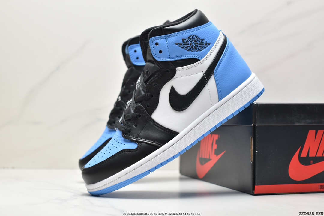 高帮篮球鞋, 高帮, 耐克, 篮球鞋, Jordan, DZ5485-400, Aj1, Air Jordan 1 High OG "True Blue", Air Jordan 1, Air Jordan - 乔丹 AJ1 Air Jordan 1 High OG "True Blue" 防滑耐磨 复古 高帮篮球鞋 DZ5485-400