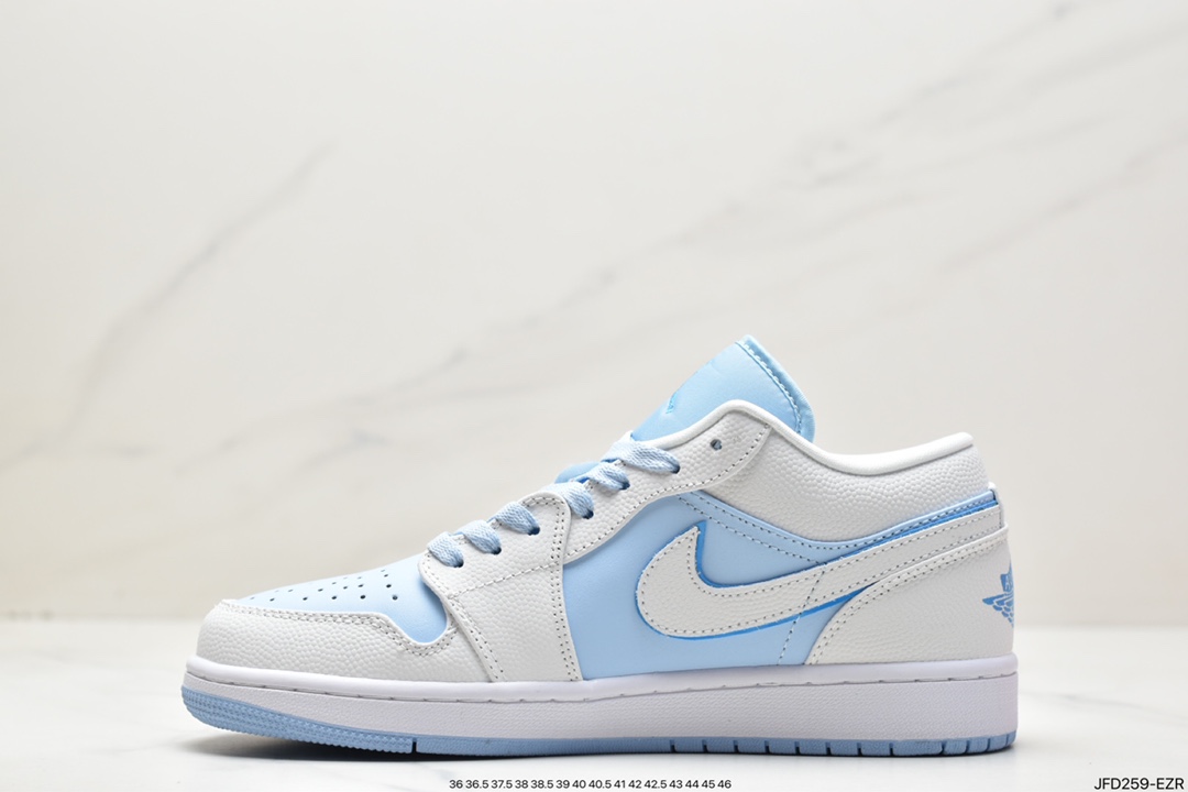 篮球鞋, 乔丹, Jordan Air Jordan 1Low“ce Blue", Jordan, DV1299-104, Air Jordan 1 Low, Air Jordan 1, Air Jordan - 乔丹 Jordan Air Jordan 1Low“ce Blue"防滑耐磨 低帮 复古篮球鞋 DV1299-104