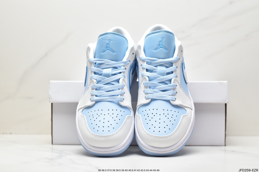 篮球鞋, 乔丹, Jordan Air Jordan 1Low“ce Blue", Jordan, DV1299-104, Air Jordan 1 Low, Air Jordan 1, Air Jordan - 乔丹 Jordan Air Jordan 1Low“ce Blue"防滑耐磨 低帮 复古篮球鞋 DV1299-104