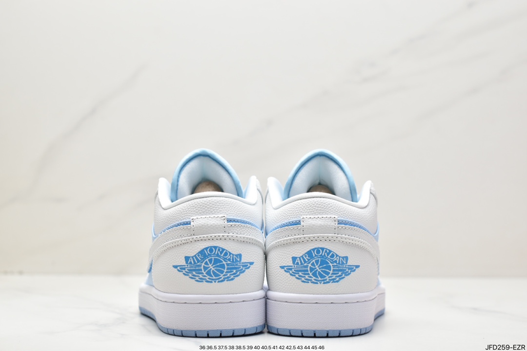 篮球鞋, 乔丹, Jordan Air Jordan 1Low“ce Blue", Jordan, DV1299-104, Air Jordan 1 Low, Air Jordan 1, Air Jordan - 乔丹 Jordan Air Jordan 1Low“ce Blue"防滑耐磨 低帮 复古篮球鞋 DV1299-104