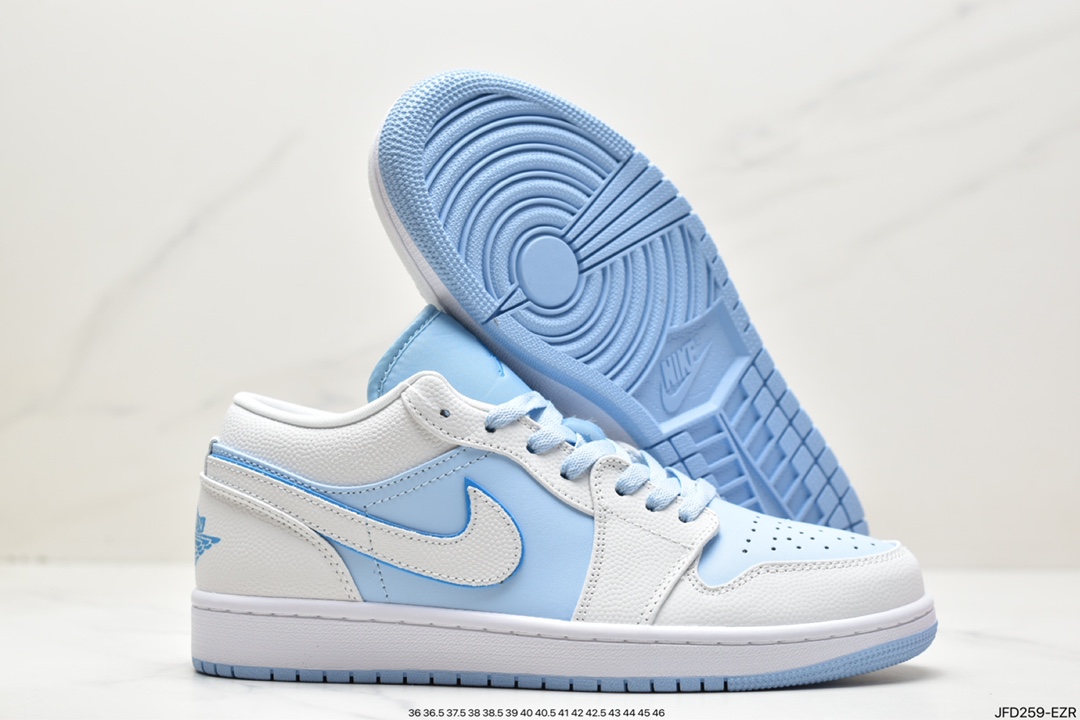 篮球鞋, 乔丹, Jordan Air Jordan 1Low“ce Blue", Jordan, DV1299-104, Air Jordan 1 Low, Air Jordan 1, Air Jordan - 乔丹 Jordan Air Jordan 1Low“ce Blue"防滑耐磨 低帮 复古篮球鞋 DV1299-104