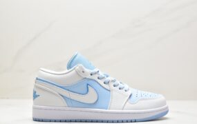 乔丹 Jordan Air Jordan 1Low“ce Blue”防滑耐磨 低帮 复古篮球鞋 DV1299-104