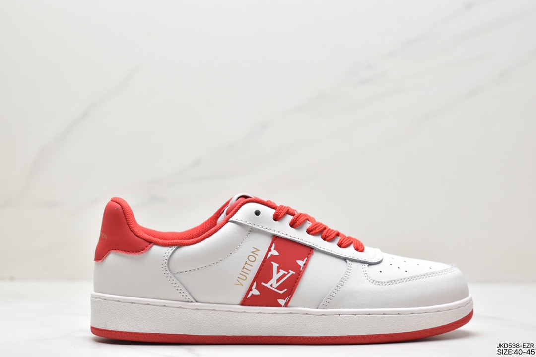 路易威登 Louis Vuitton Trainer Sneaker Low 低帮 运动 时尚百搭 休闲板鞋 1AAV9J