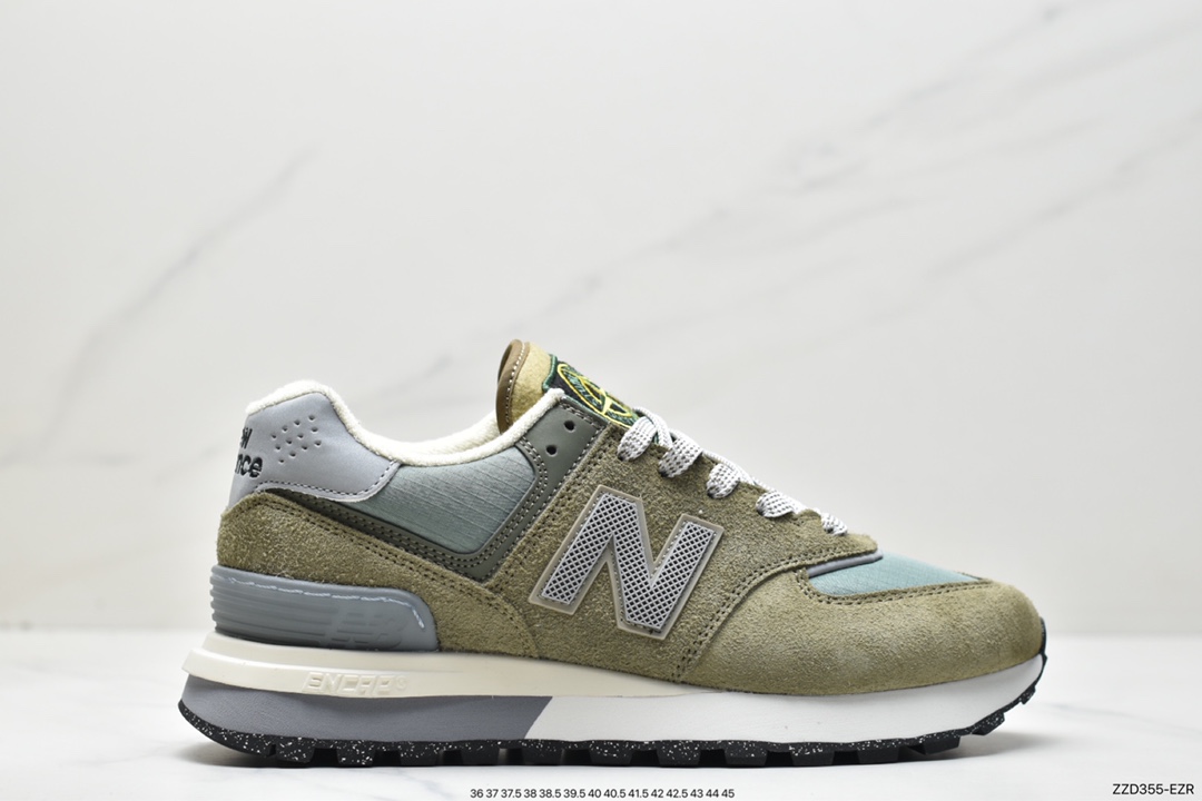 新百伦 New Balance U574 防滑耐磨 低帮 复古休闲 运动慢跑鞋 “米白色” U574LST