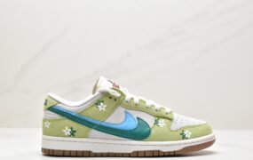 耐克 Nike Dunk Low SE“85”双钩 反转樱花 学院 低帮板鞋 灰绿色  DO9457-125