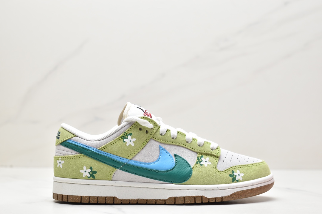 耐克 Nike Dunk Low SE“85”双钩 反转樱花 学院 低帮板鞋 灰绿色  DO9457-125