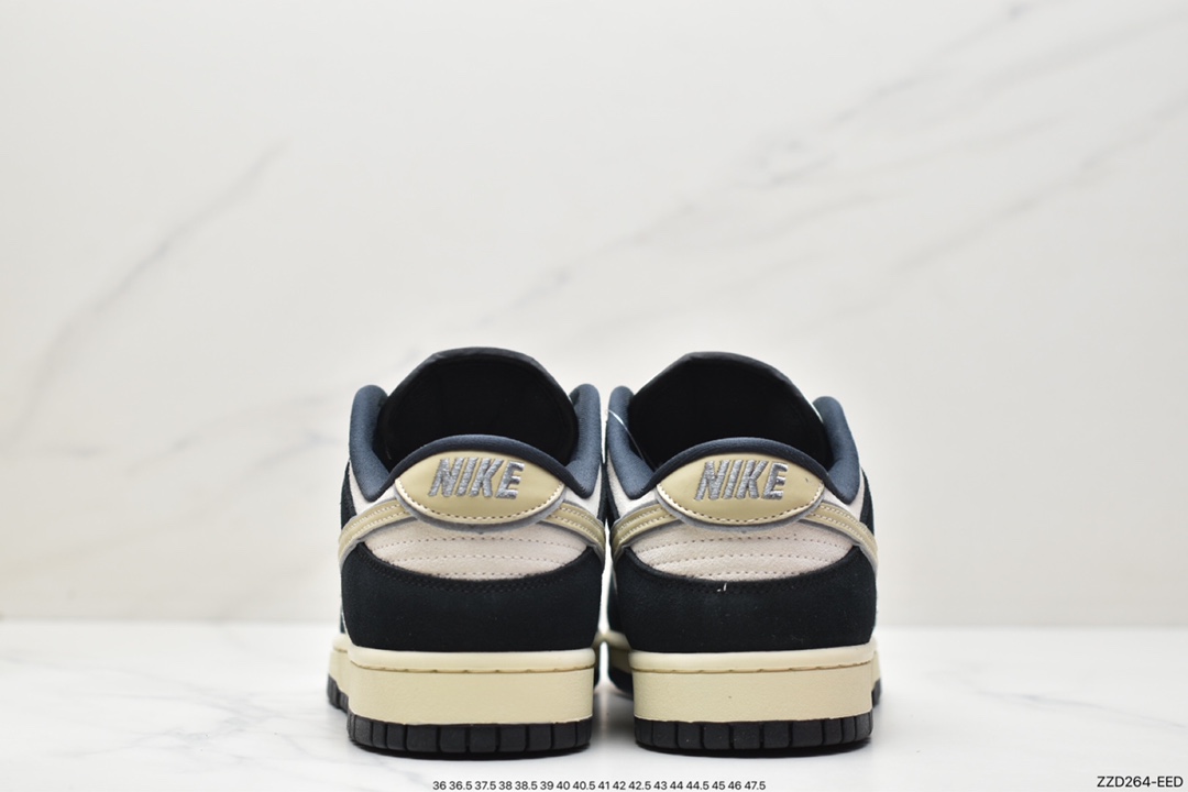 篮球鞋, 板鞋, Zoom Air, Zoom, Nike Dunk Low"Black Suede", Nike Dunk Low, Nike Dunk, NIKE, DV3054-001, Dunk Low, Dunk, Black - 耐克 Nike Dunk Low"Black Suede" 防滑耐磨低帮 板鞋 黑白椰奶熊猫 DV3054-001