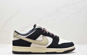 耐克 Nike Dunk Low”Black Suede” 防滑耐磨低帮 板鞋 黑白椰奶熊猫 DV3054-001