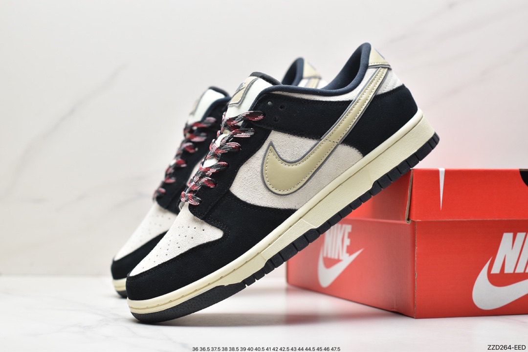 篮球鞋, 板鞋, Zoom Air, Zoom, Nike Dunk Low"Black Suede", Nike Dunk Low, Nike Dunk, NIKE, DV3054-001, Dunk Low, Dunk, Black - 耐克 Nike Dunk Low"Black Suede" 防滑耐磨低帮 板鞋 黑白椰奶熊猫 DV3054-001