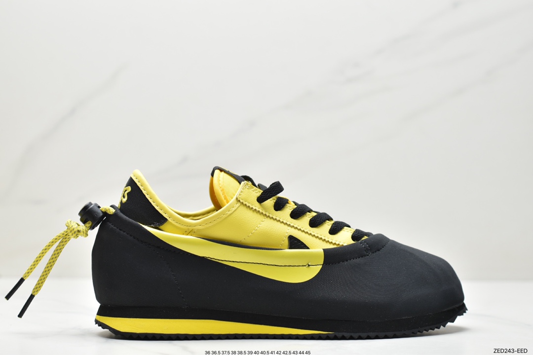 CLOTx Nike Cortez”Bruce Lee”李小龙功夫 减震防滑 跑步鞋 DZ3239-001