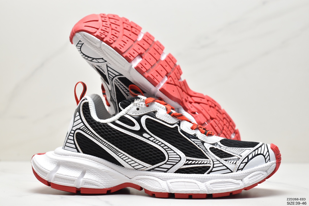 运动鞋, 跑鞋, 巴黎世家, 复古跑鞋, 休闲鞋, KITH, ECBL010103B, Balenciaga Runner Kith Four.Color, Balenciaga - 巴黎世家 Balenciaga Runner Kith Four.Color 防滑耐磨 减震 潮流复古休闲鞋 ECBL010103B