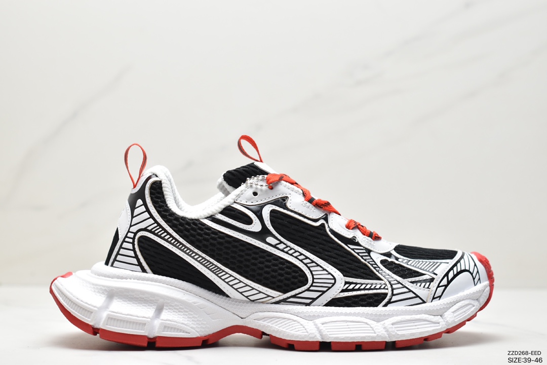 巴黎世家 Balenciaga Runner Kith Four.Color 防滑耐磨 减震 潮流复古休闲鞋 ECBL010103B