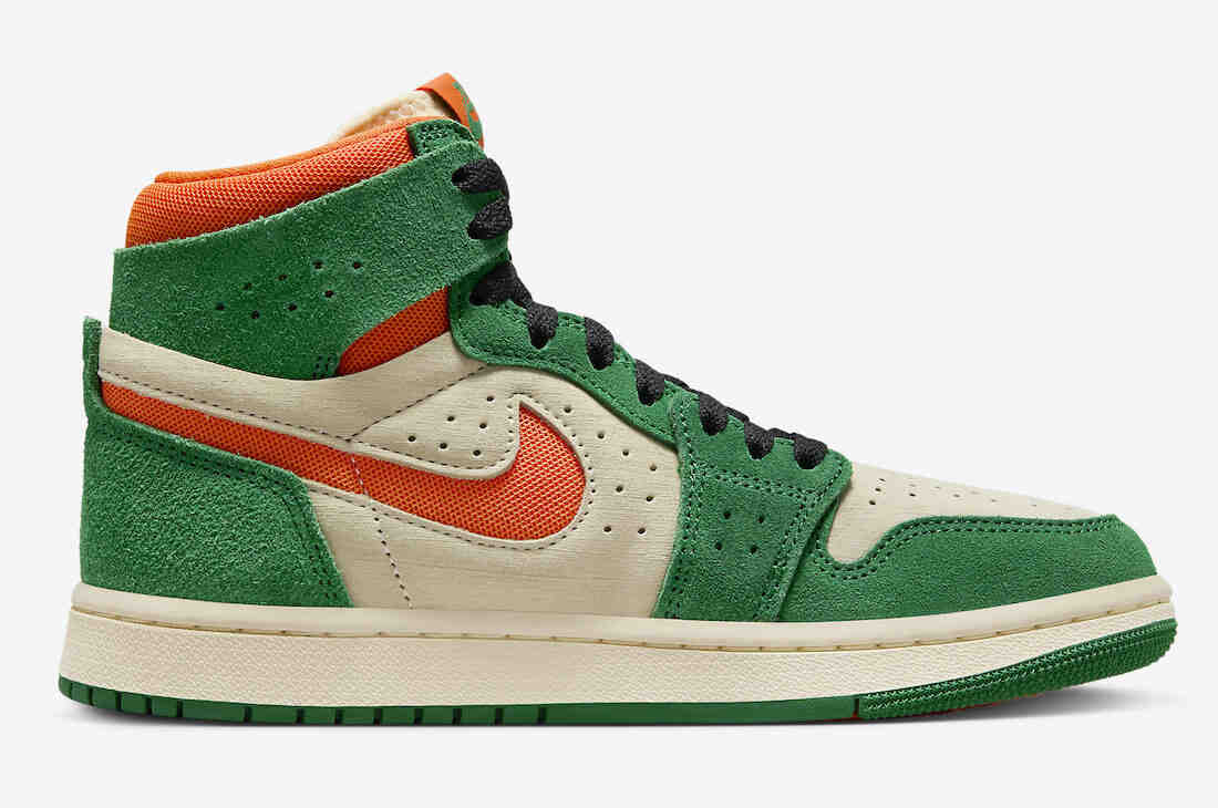 Air Jordan 1 High Zoom CMFT 2 Pine Green Orange Blaze DV1305-308