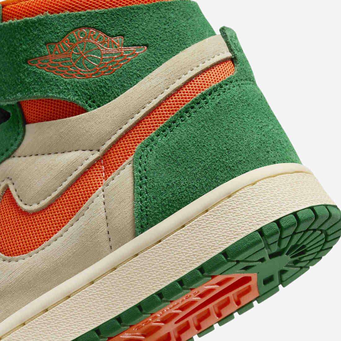 Air Jordan 1 High Zoom CMFT 2 Pine Green Orange Blaze DV1305-308