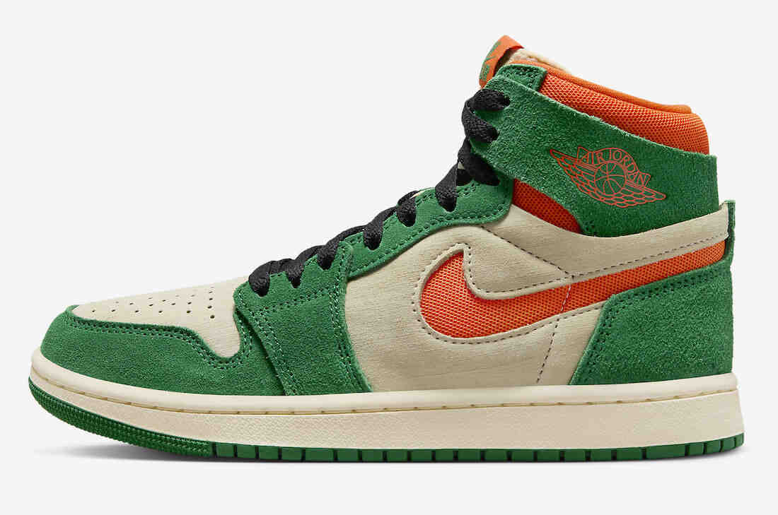 Air Jordan 1 High Zoom CMFT 2 Pine Green Orange Blaze DV1305-308