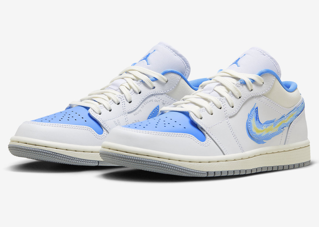 Air Jordan 1 Low Born To Fly University Blue Release Date