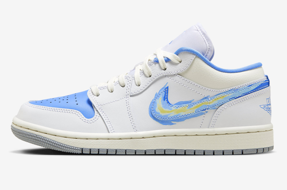 Air Jordan 1 Low Born To Fly University Blue Release Date