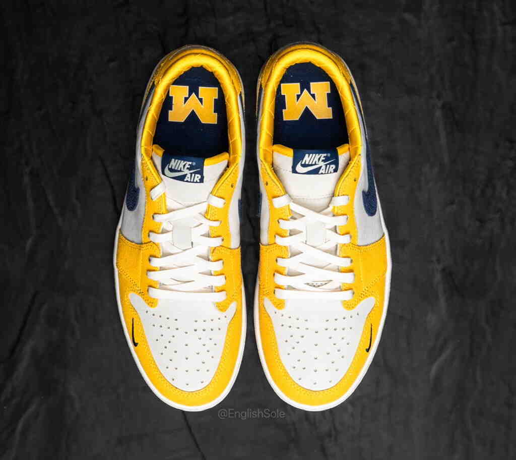 Air Jordan 1 Low OG Michigan PE 2023