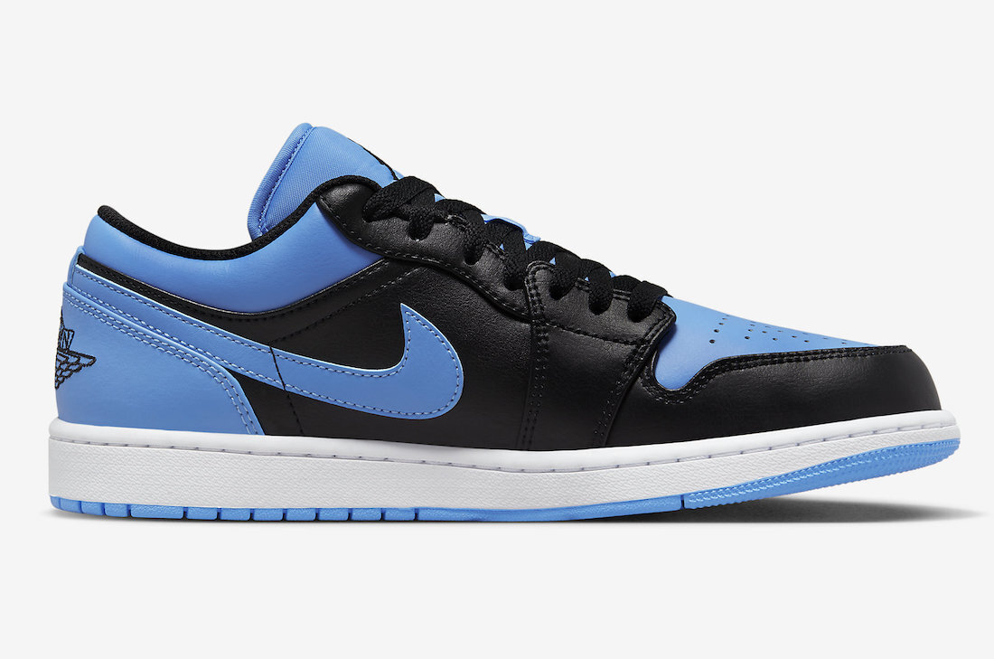 Air Jordan 1 Low Black University Blue 553558-041