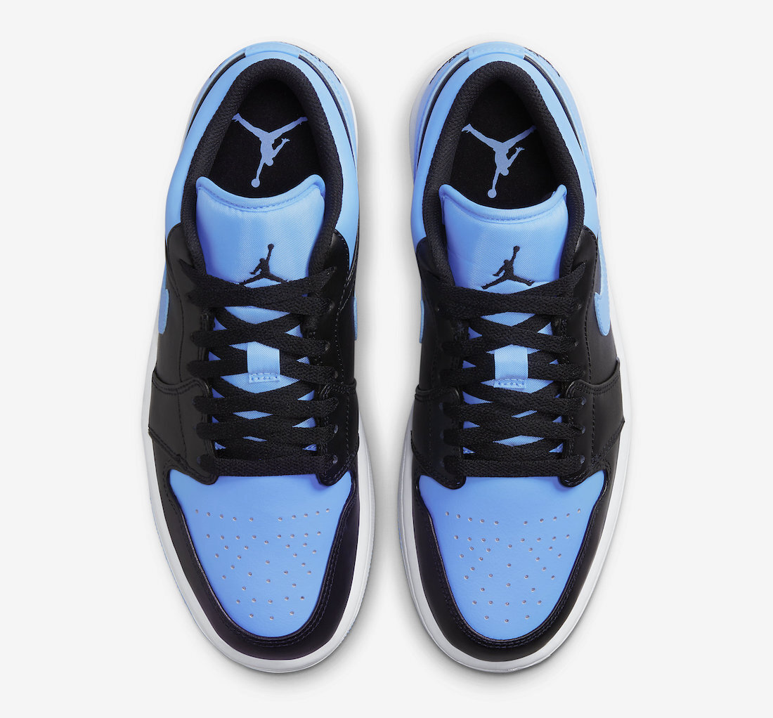 Air Jordan 1 Low Black University Blue 553558-041