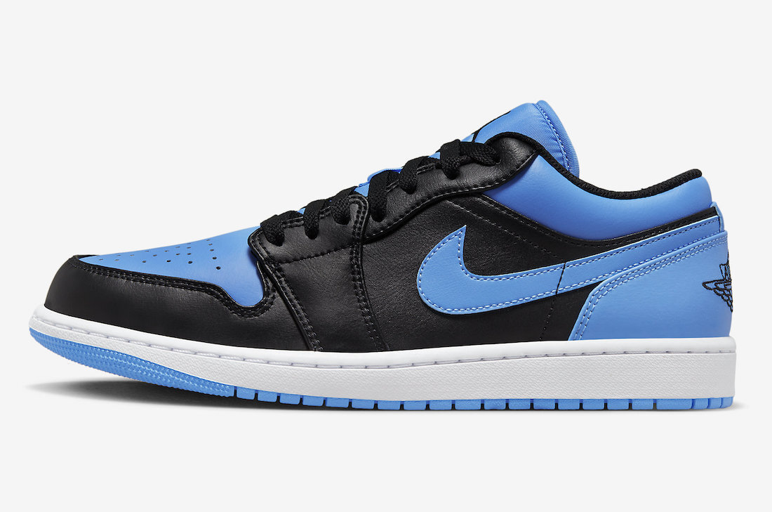 Air Jordan 1 Low Black University Blue 553558-041