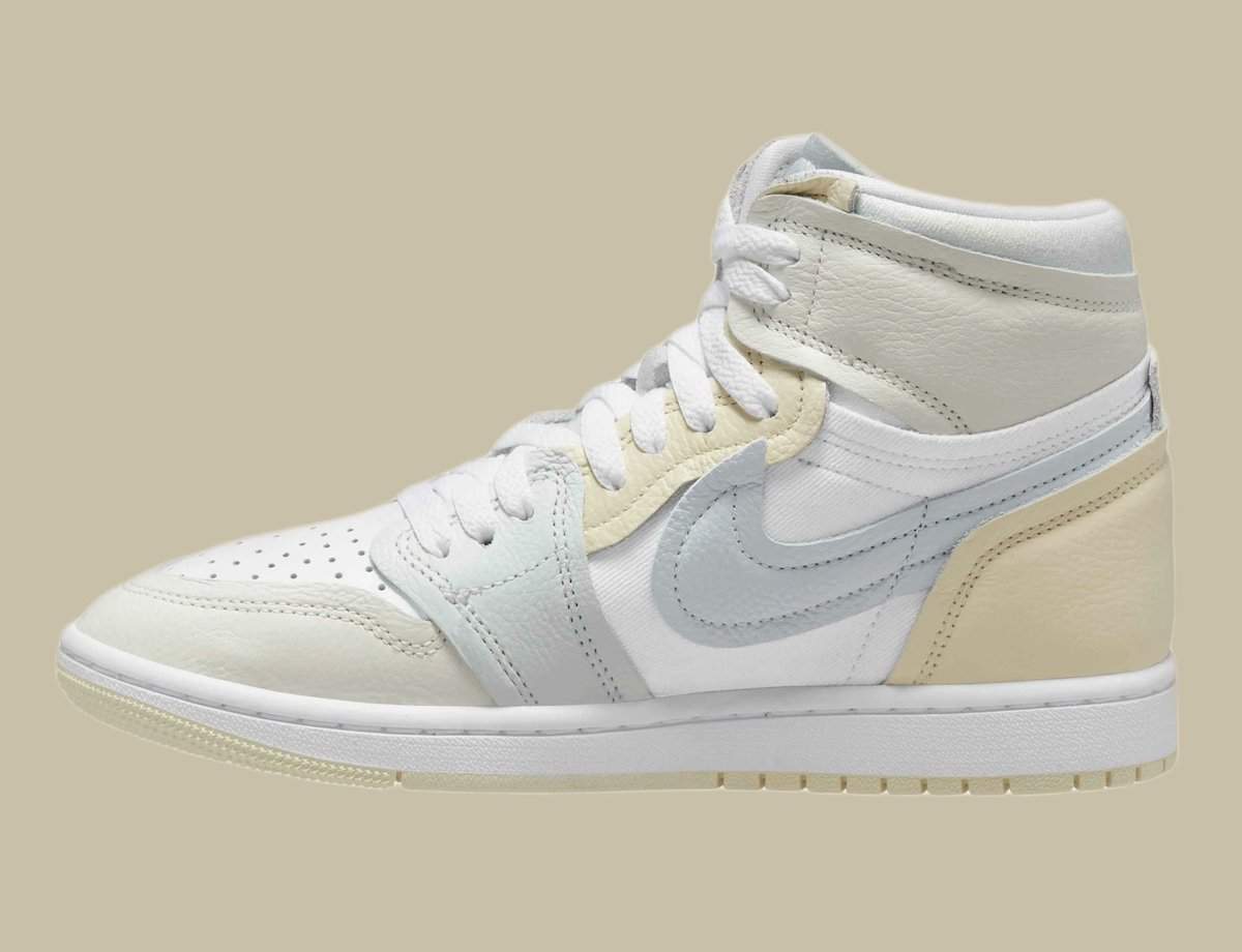 Air Jordan 1 MM High Pure Platinum Coconut Milk FB9891-100 Release Date