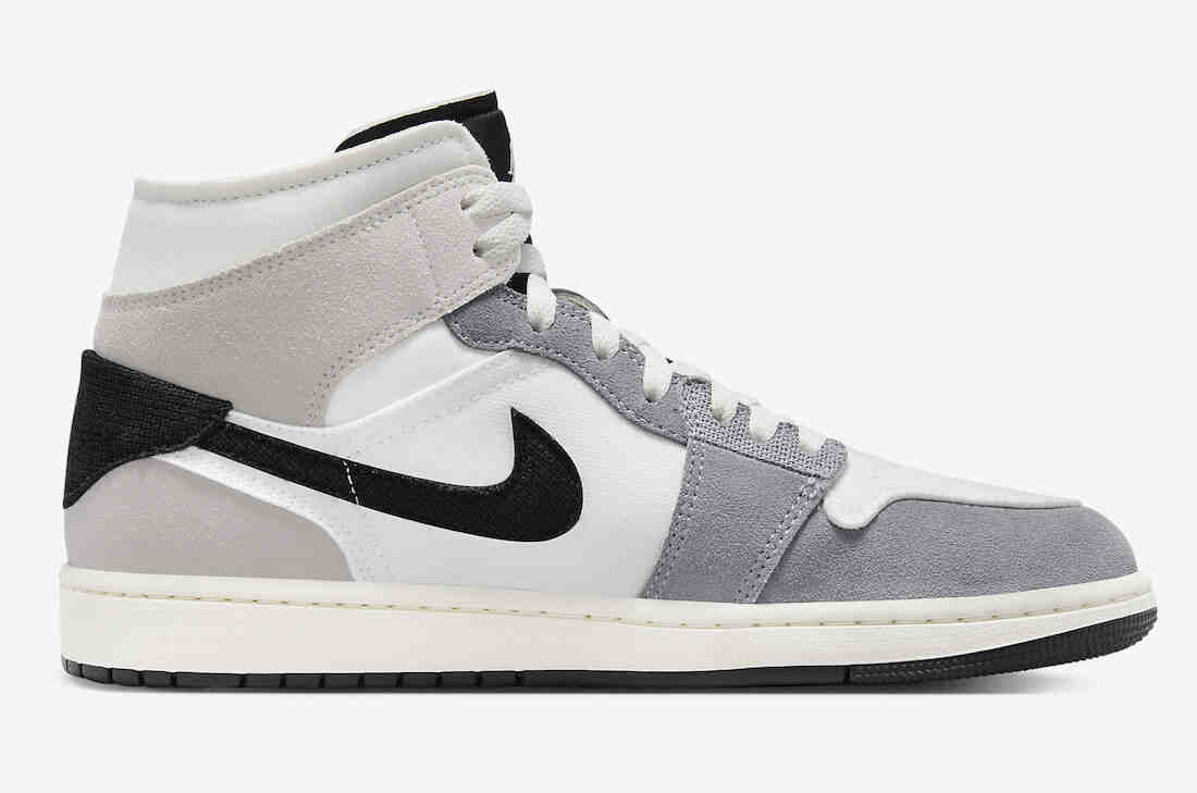 Air Jordan 1 Mid Craft Cement Grey DZ4136-002