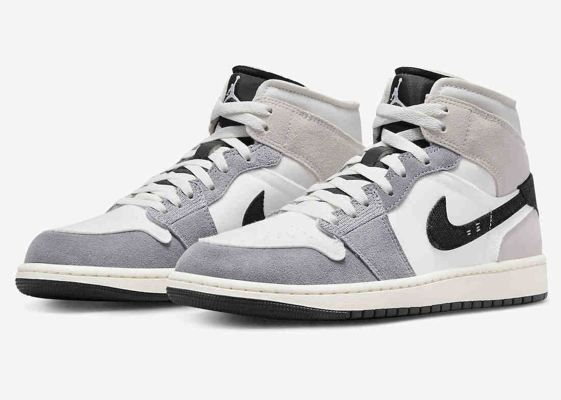 Air Jordan 1 Mid Craft Cement Grey DZ4136-002