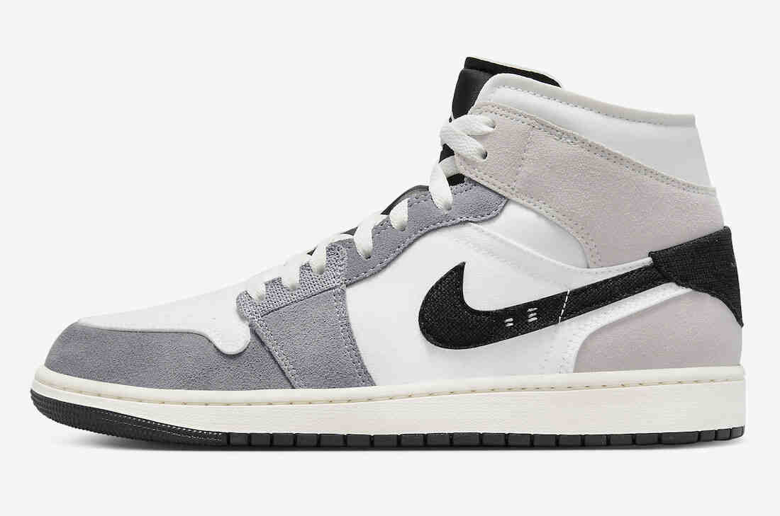 Air Jordan 1 Mid Craft Cement Grey DZ4136-002