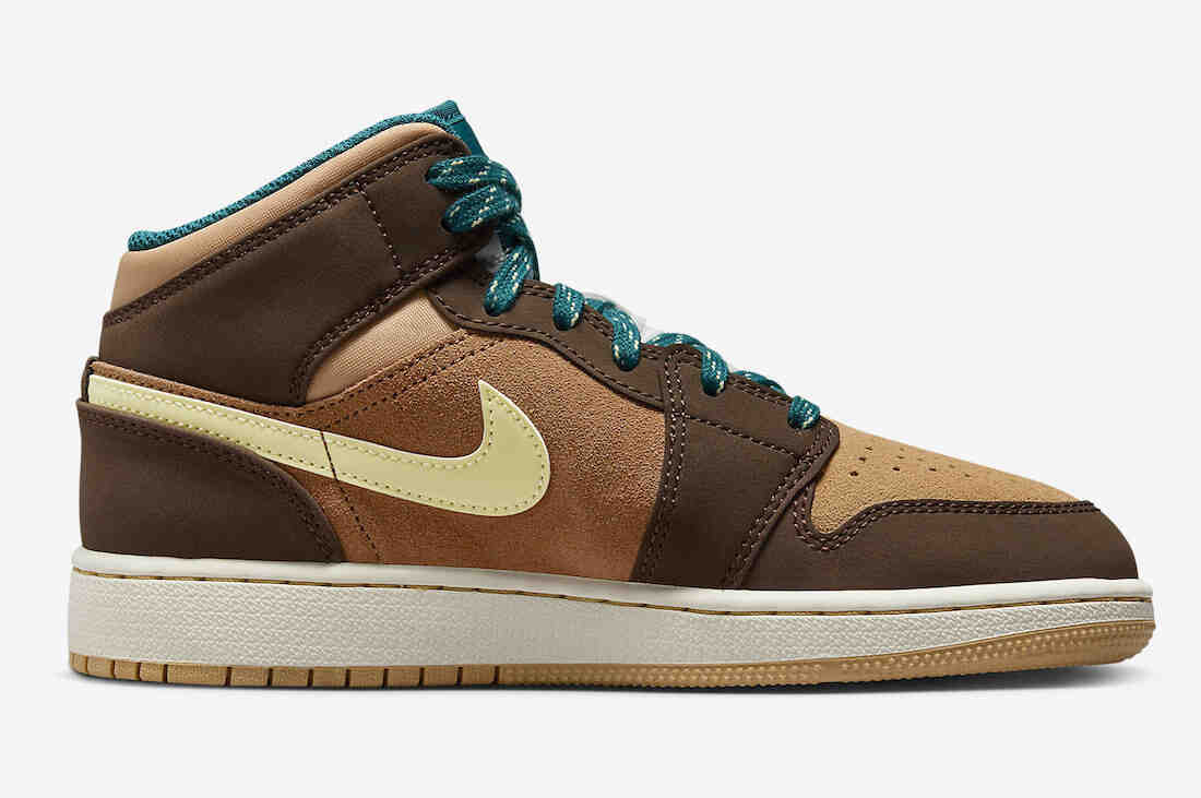 Air Jordan 1 Mid GS Cacao Wow DZ6335-200