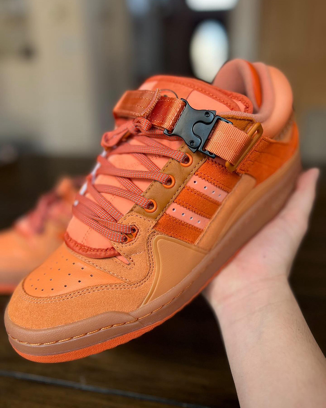 Bad Bunny adidas Forum Buckle Low Orange Sample