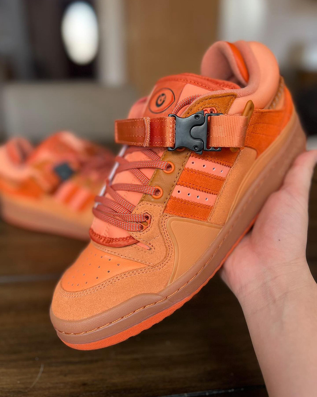 Bad Bunny adidas Forum Buckle Low Orange Sample