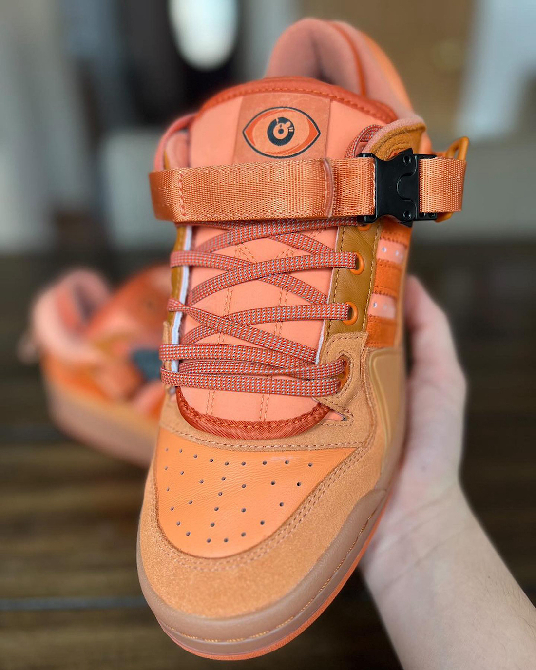 Bad Bunny adidas Forum Buckle Low Orange Sample