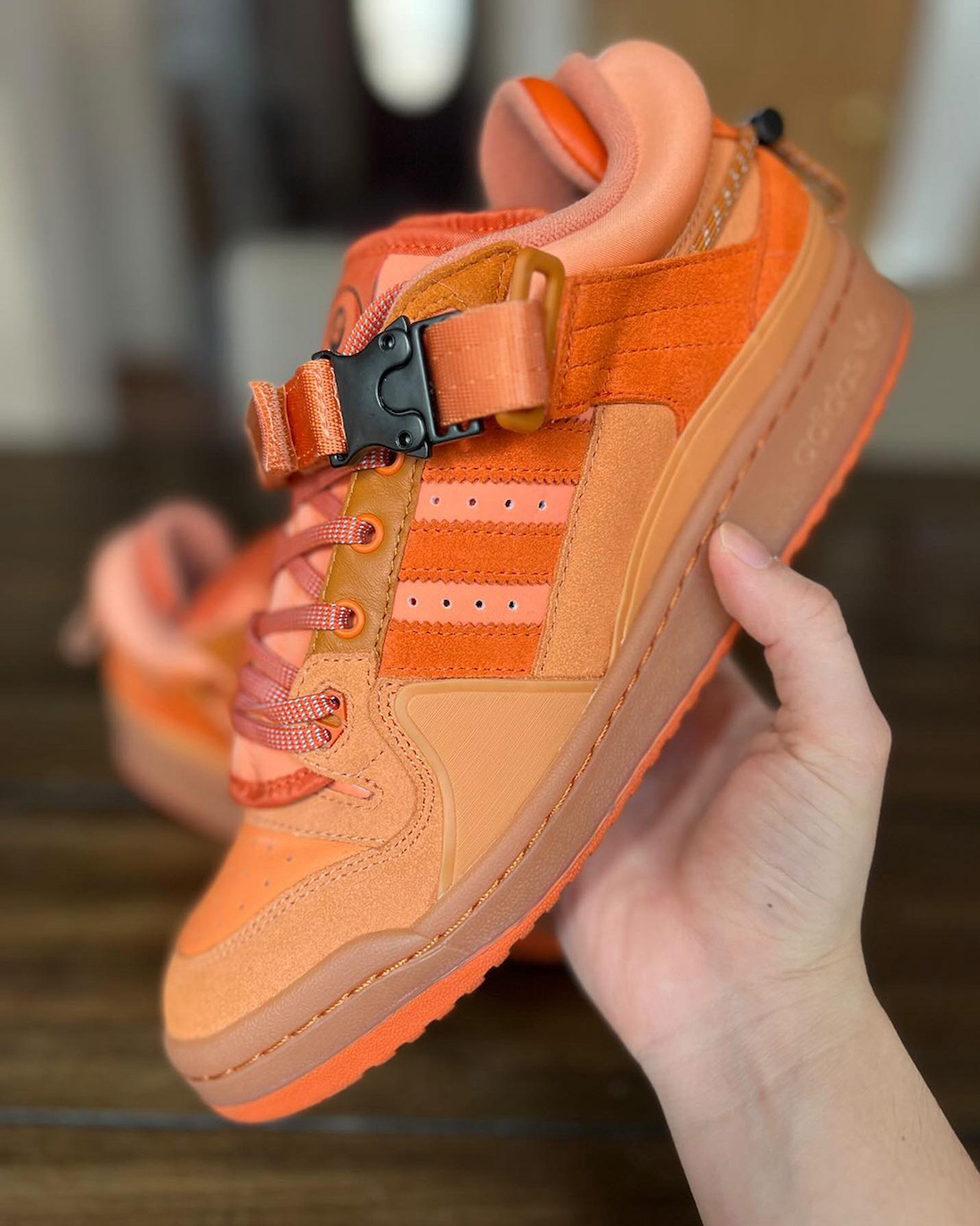 Bad Bunny adidas Forum Buckle Low Orange Sample