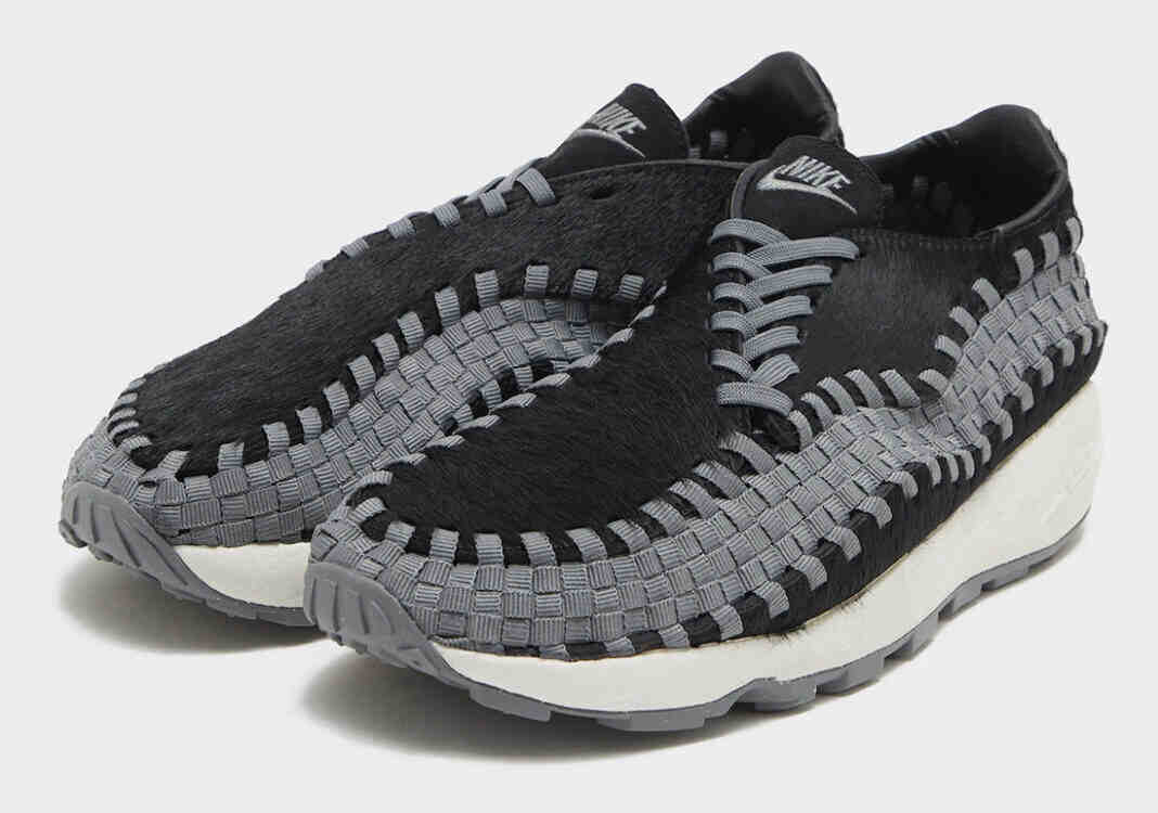 耐克Air Footscape Woven将以 “黑/烟灰 “形式回归