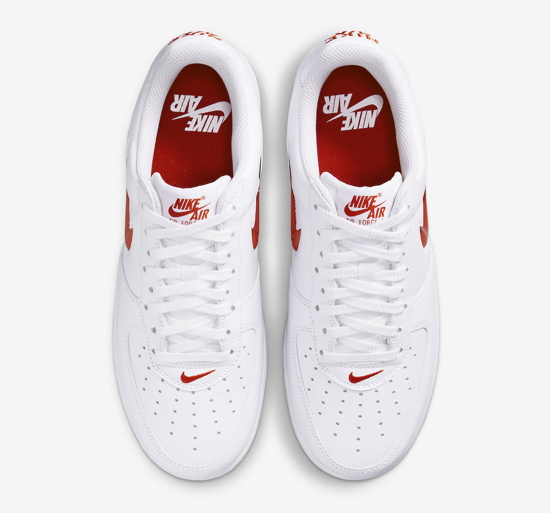 Nike Air Force 1 Low Color of the Month White University Red FN5924-101