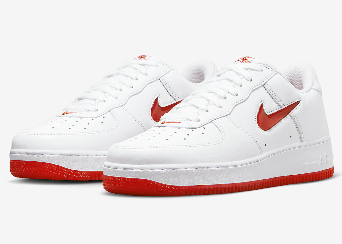 Nike Air Force 1 Low Color of the Month White University Red FN5924-101