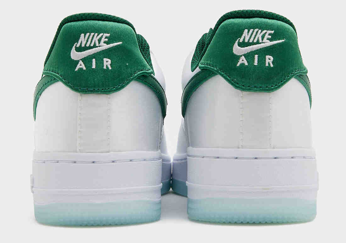 Nike Air Force 1 Low Satin White Green