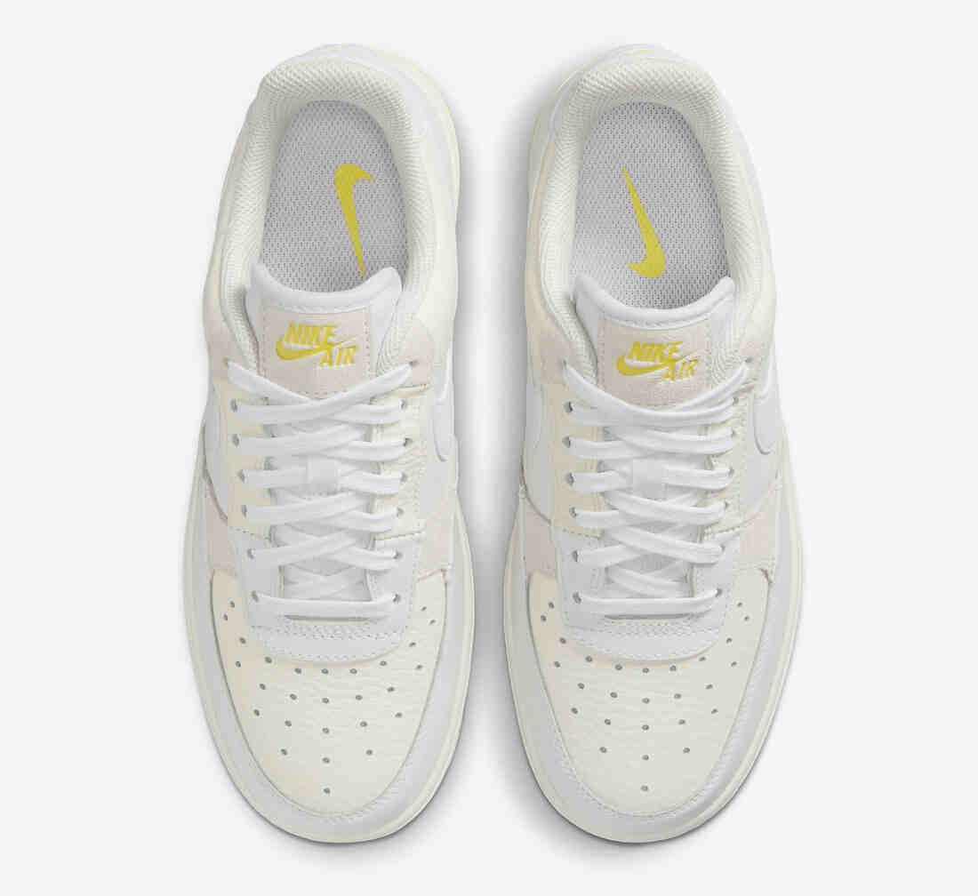 Nike Air Force 1 Low Summit White Opti Yellow FQ0709-100