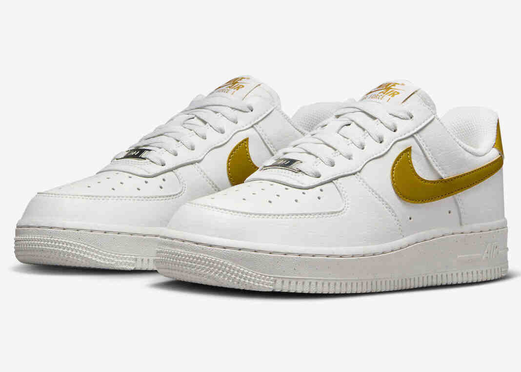 Nike Air Force 1 Next Nature with Bronzine Swooshes