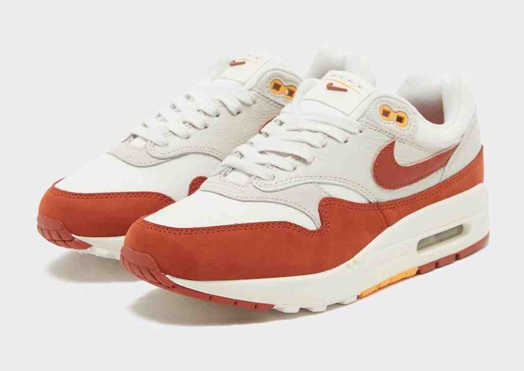 2023年夏天的Nike Air Max 1 “Rugged Orange”。